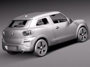 Mini Paceman All4 2014 3D Model