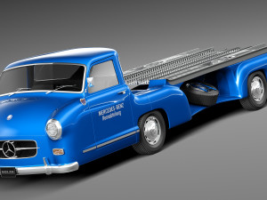 Mercedes-Benz Renntransporter 1954 Modelo 3D