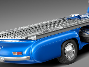Mercedes-Benz Renntransporter 1954 Model 3D