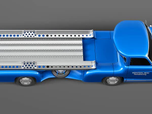 Mercedes-Benz Renntransporter 1954 3D Model