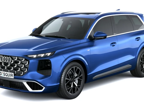 Audi Q7 2027 3D Model