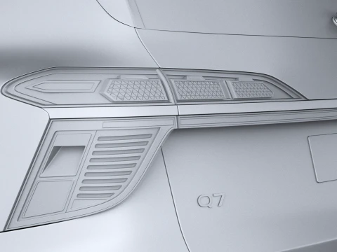 Audi Q7 2027 3D Model