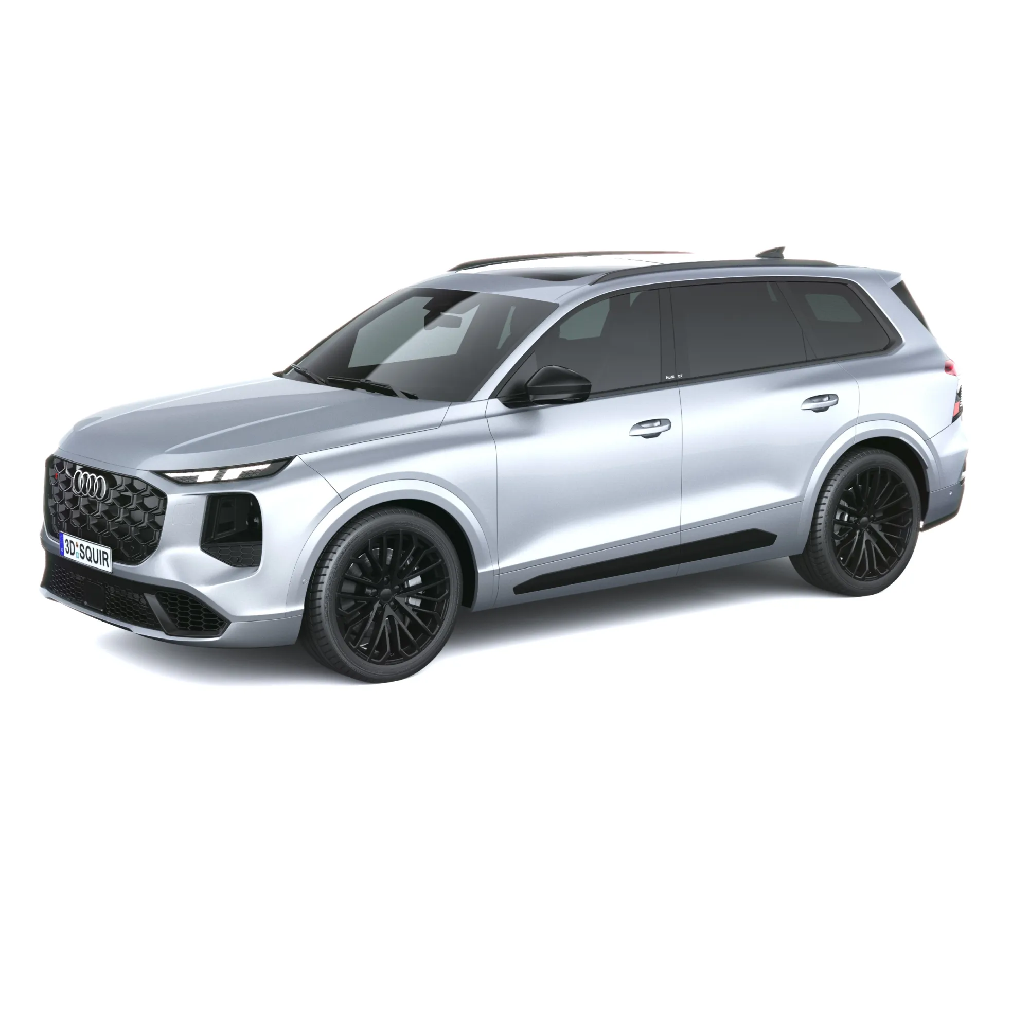 Audi SQ7 2027 3D Model .c4d .max .obj .3ds .fbx .stl .blend 