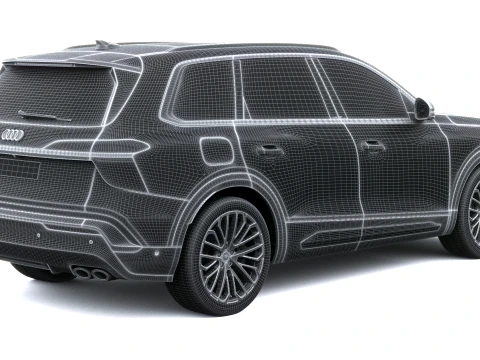 Audi SQ7 2027 3D Model
