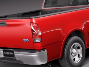 F-150 1997-2003 s&uacute;per cabina Modelo 3D
