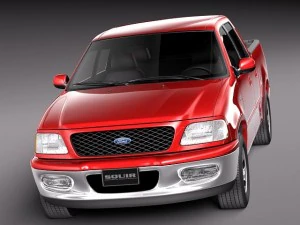 F-150 1997-2003 cabina doble Modelo 3D