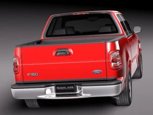 F-150 1997-2003 cabina doble Modelo 3D