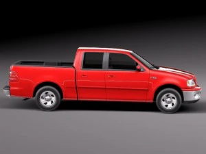 F-150 1997-2003 cabina doble Modelo 3D