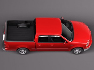 F-150 1997-2003 Crew Cab 3D मॉडल