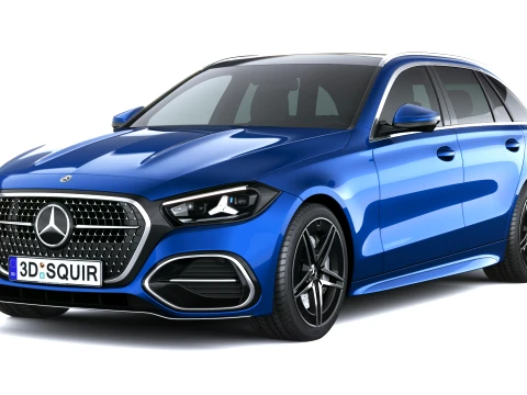 Mercedes-Benz C-Class Estate AMG 2027 3D Model