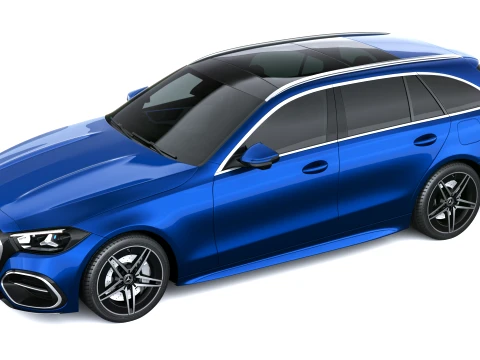 Mercedes-Benz C-Class Estate AMG 2027 3D Model
