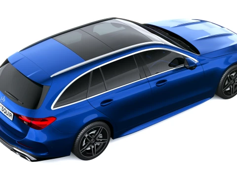 Mercedes-Benz C-Class Estate AMG 2027 3D Model