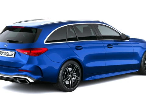 Mercedes-Benz C-Class Estate AMG 2027 3D Model