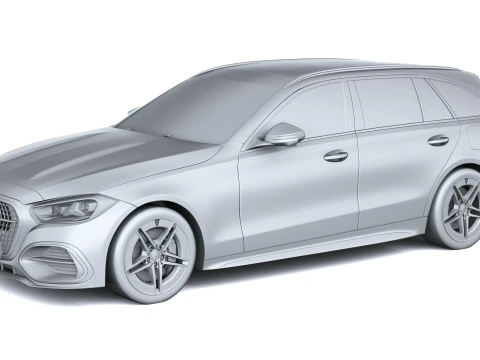 Mercedes-Benz C-Class Estate AMG 2027 3D Model