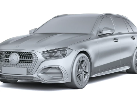 Mercedes-Benz C-Class Estate AMG 2027 3D Model