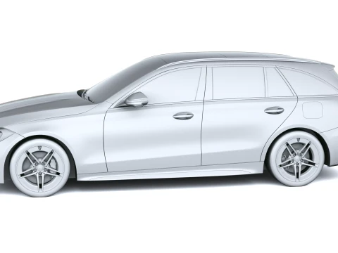 Mercedes-Benz C-Class Estate AMG 2027 3D Model