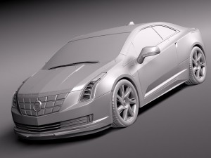 Cadillac ELR 2014 3D 模型