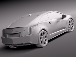 Cadillac ELR 2014 3D 模型
