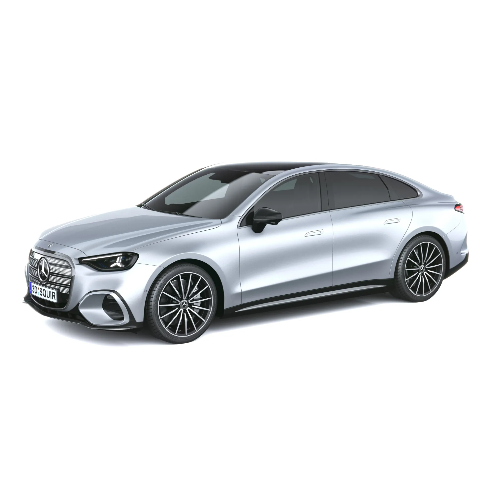 Mercedes-Benz C-Class EV AMG 2027 3D Model .c4d .max .obj .3ds .fbx .stl .blend 