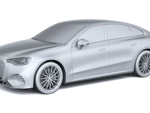 Mercedes-Benz C-Class EV AMG 2027 3D Model