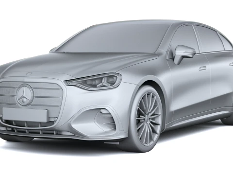 Mercedes-Benz C-Class EV AMG 2027 3D Model