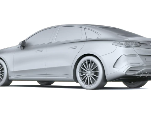 Mercedes-Benz C-Class EV AMG 2027 3D Model