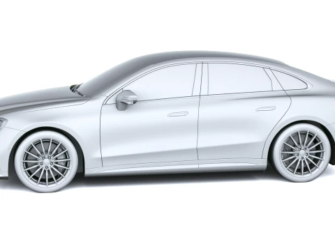 Mercedes-Benz C-Class EV AMG 2027 3D Model