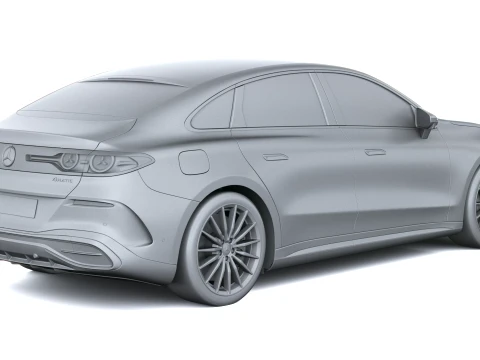 Mercedes-Benz C-Class EV AMG 2027 3D Model