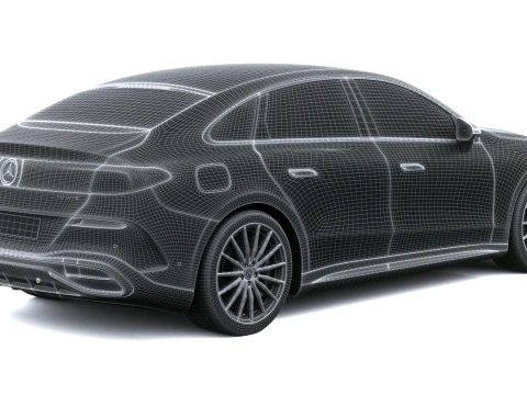 Mercedes-Benz C-Class EV AMG 2027 3D Model
