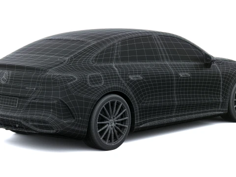 Mercedes-Benz C-Class EV AMG 2027 3D Model