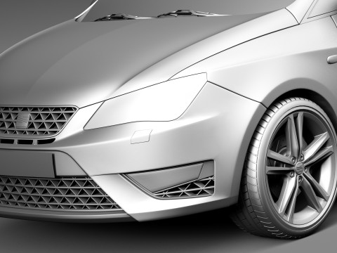 Seat Ibiza Cupra 3-door 2013 3D Model