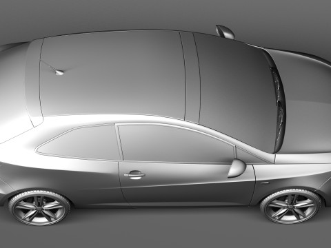 Seat Ibiza Cupra 3-door 2013 3D Model