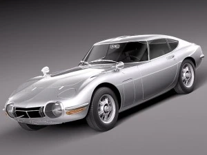 Toyota GT2000 1967-1970 3D Model