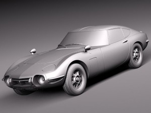 Toyota GT2000 1967-1970 Modèle 3D