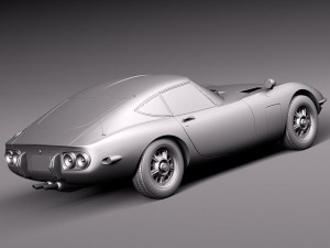 Toyota GT2000 1967-1970 Modèle 3D