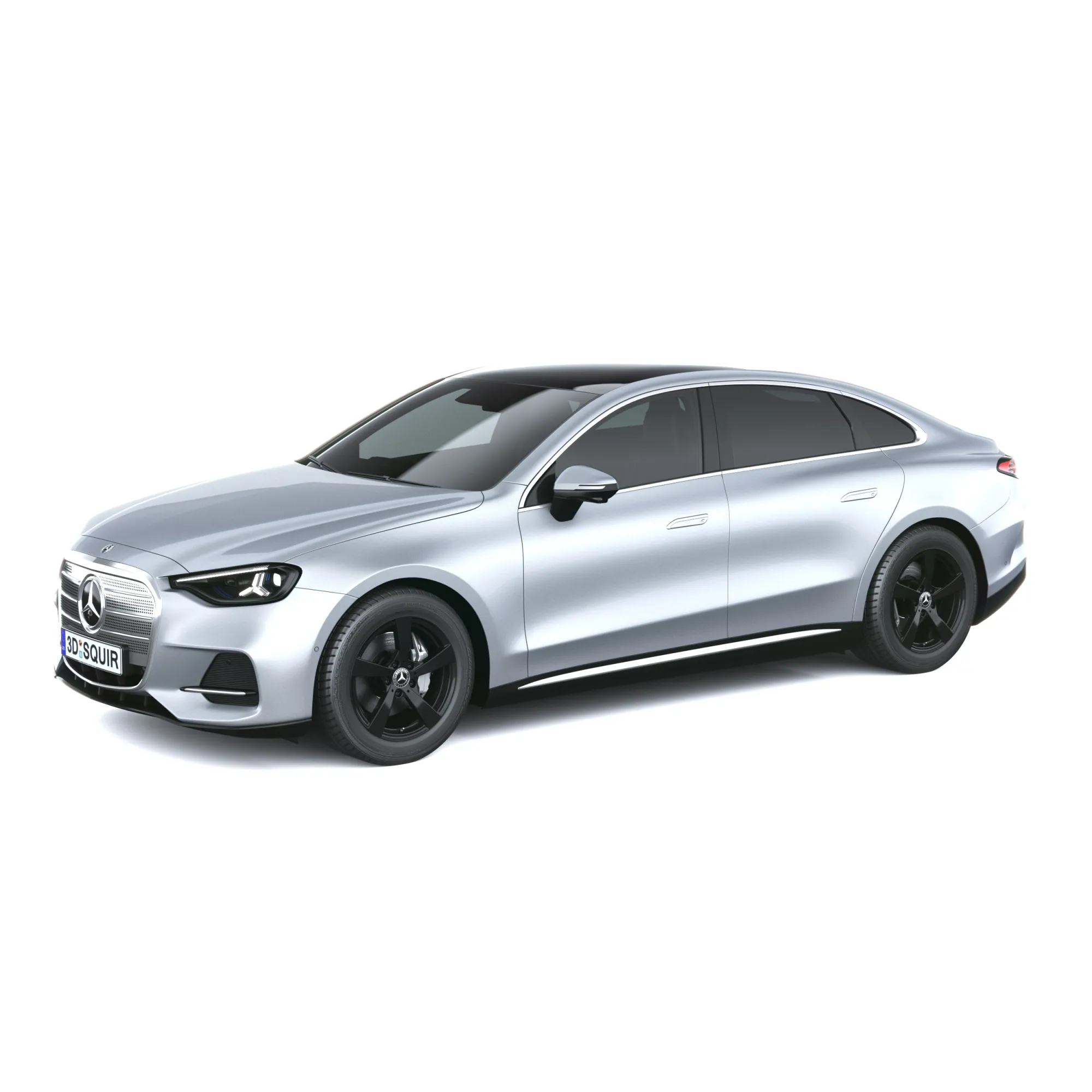 Mercedes-Benz C-Class EV 2027 3D Model .c4d .max .obj .3ds .fbx .stl .blend