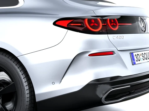 Mercedes-Benz C-Class EV 2027 3D Model