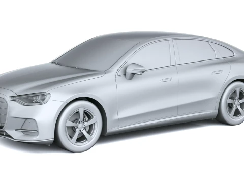 Mercedes-Benz C-Class EV 2027 3D Model
