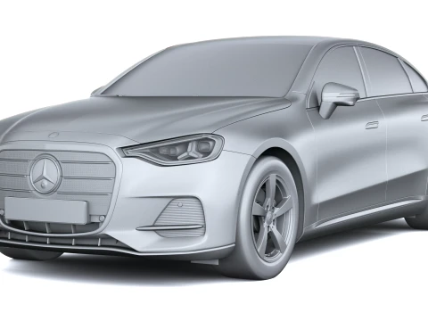 Mercedes-Benz C-Class EV 2027 3D Model