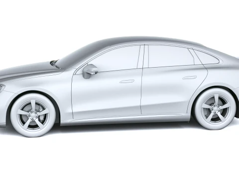Mercedes-Benz C-Class EV 2027 3D Model