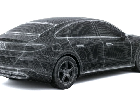 Mercedes-Benz C-Class EV 2027 3D Model