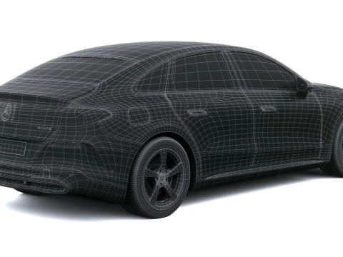 Mercedes-Benz C-Class EV 2027 3D Model