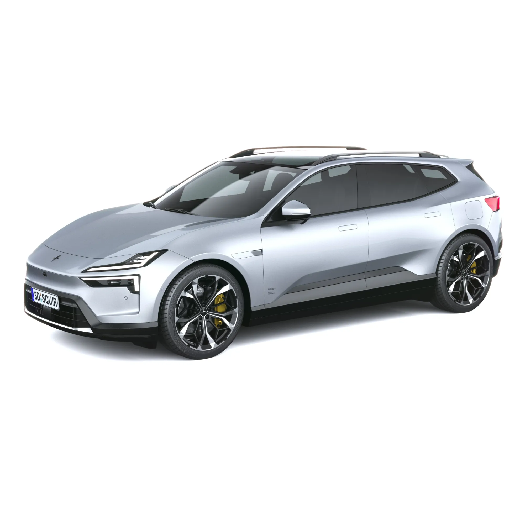 Polestar 4 SUV 2027 3D Model .c4d .max .obj .3ds .fbx .stl .blend