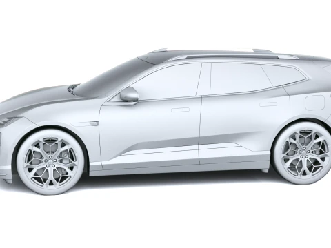 Polestar 4 SUV 2027 3D Model