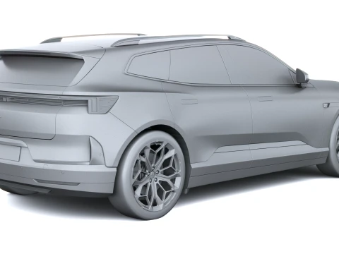 Polestar 4 SUV 2027 3D Model