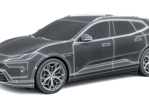 Polestar 4 SUV 2027 3D Model