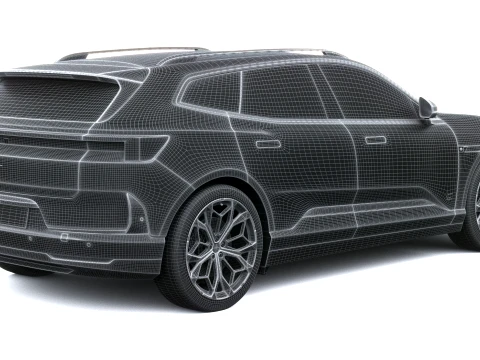 Polestar 4 SUV 2027 3D Model