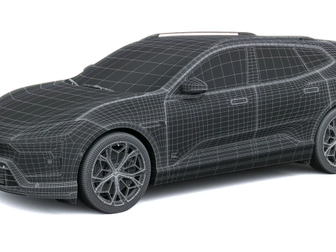 Polestar 4 SUV 2027 3D Model