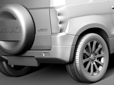 Suzuki Grand Vitara 3-door 2013 3D Model