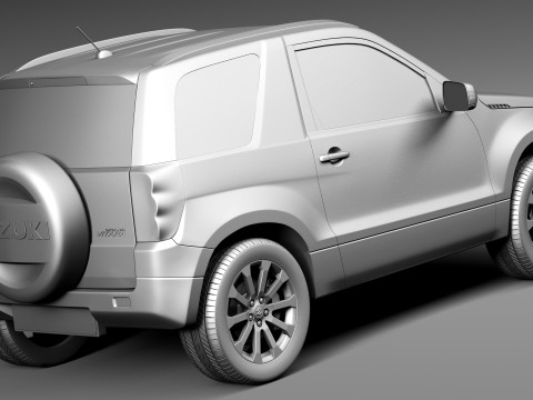 Suzuki Grand Vitara 3-door 2013 Model 3D
